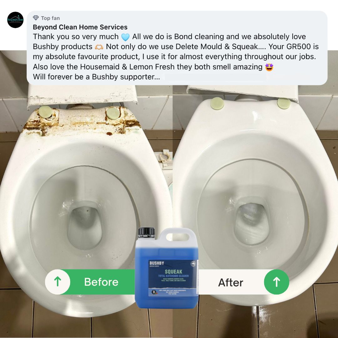 SQUEAK – Heavy Duty Plant Based Bathroom Cleaner