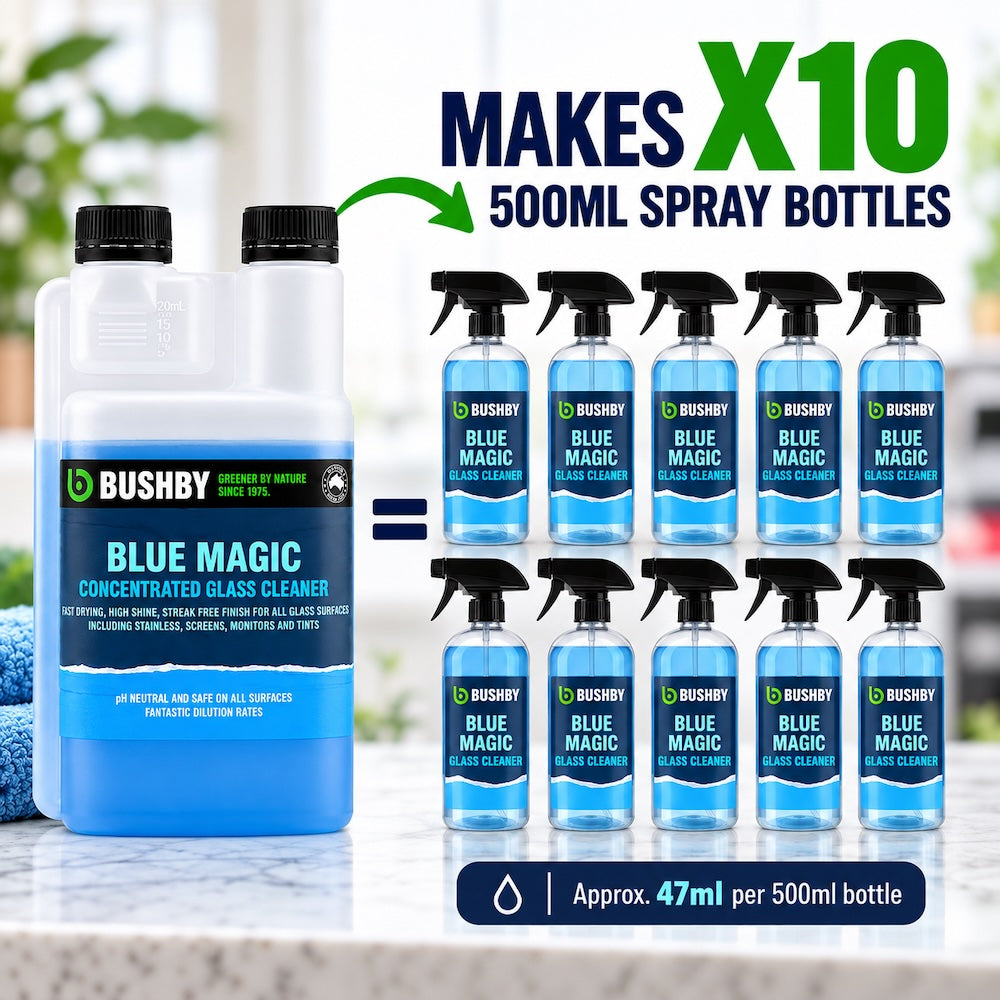 BLUE MAGIC – Streak-Free Glass & Surface Cleaner