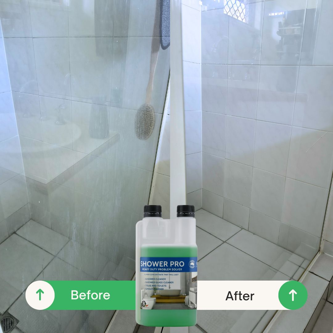 SHOWER PRO - Heavy-Duty Shower, Toilet & Grout Cleaner