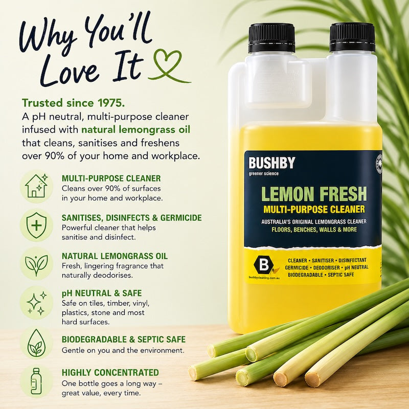 Lemon Fresh Surface Cleaner - Multipurpose Degreaser & Spray