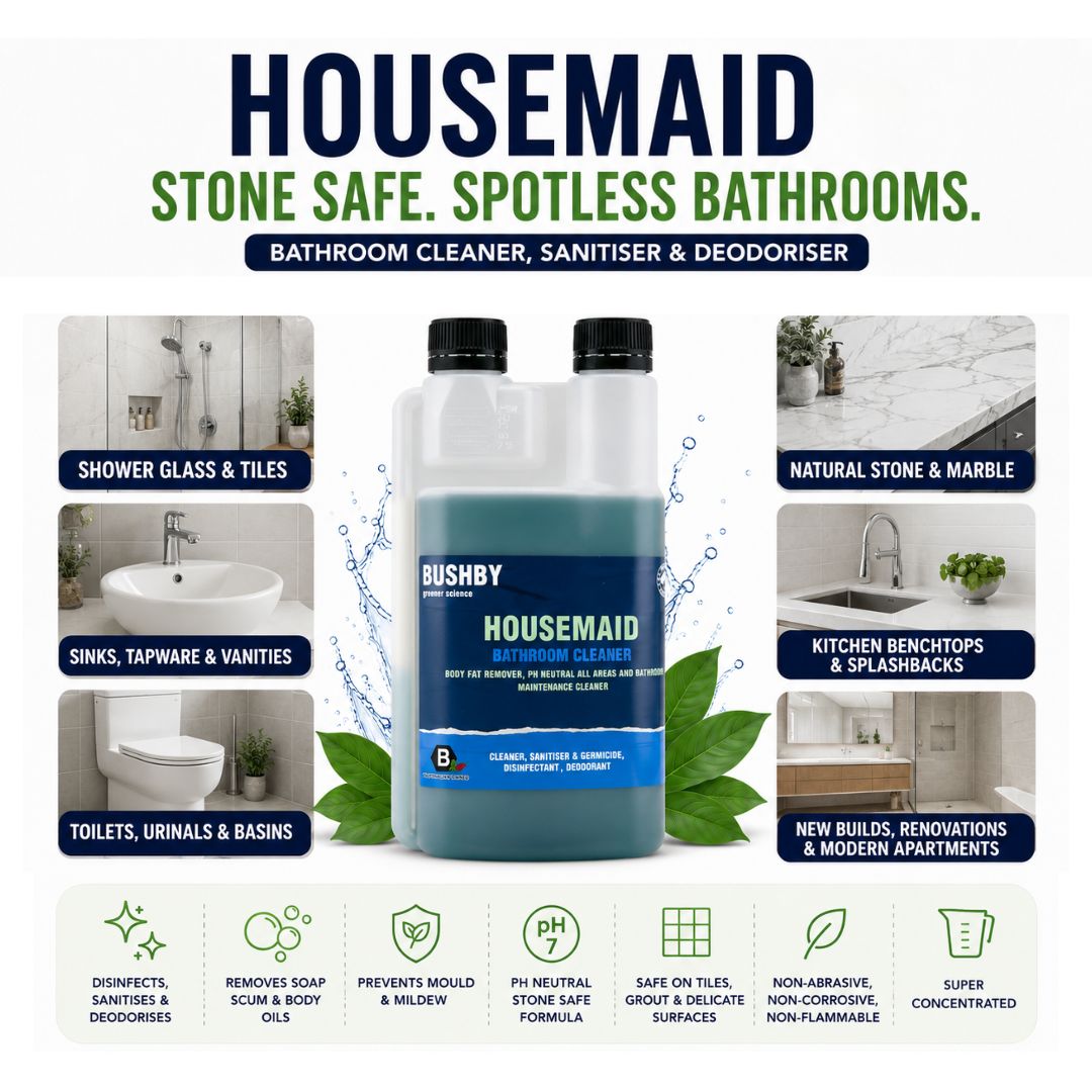 Housemaid Tile & Bathroom Cleaner - Safe For Marble & Stone