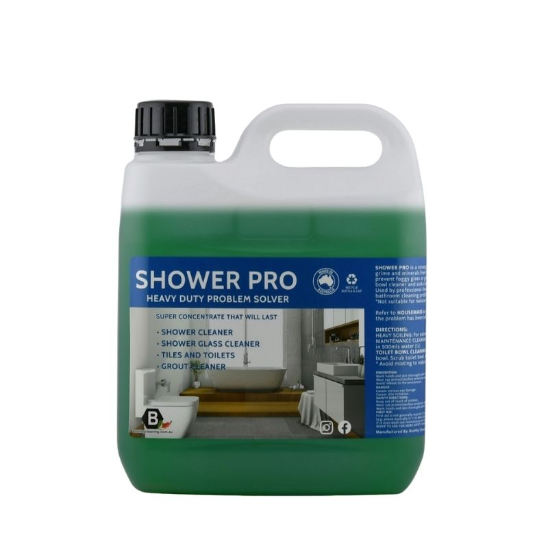 SHOWER PRO - Heavy-Duty Shower, Toilet & Grout Cleaner