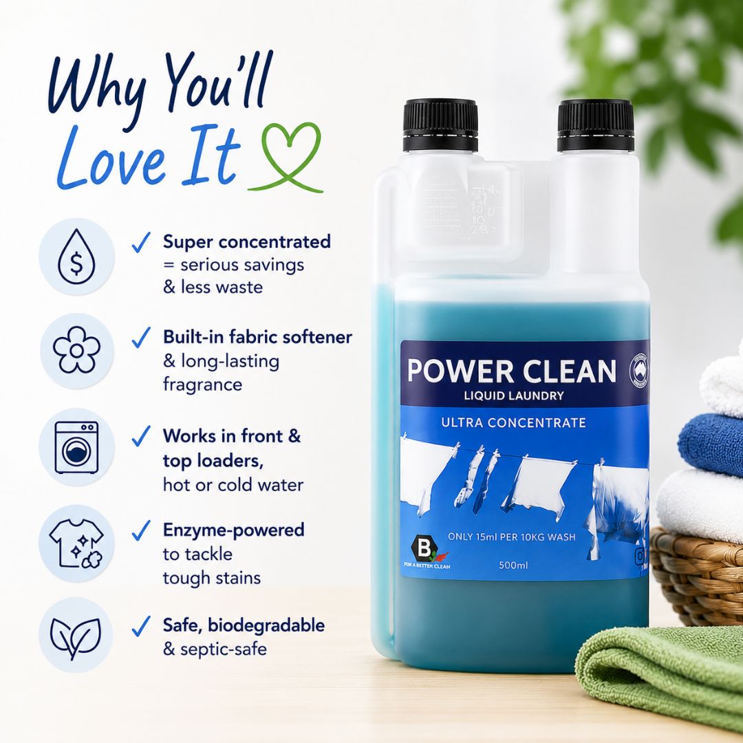 Power Clean – Super Concentrated Laundry Liquid