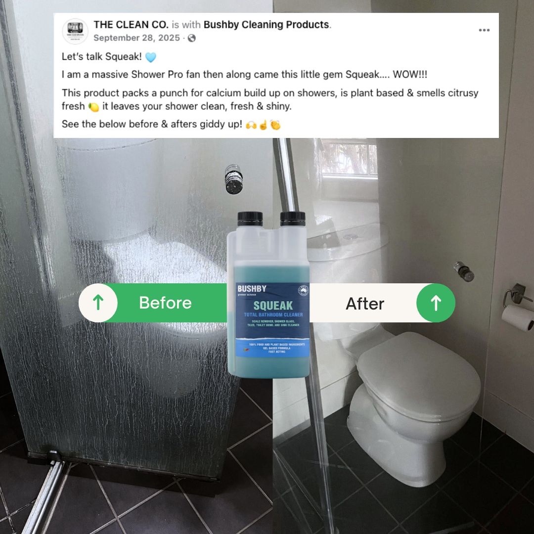 Squeak Gel Bathroom Cleaner Concentrate – Soap Scum & Calcium Remover