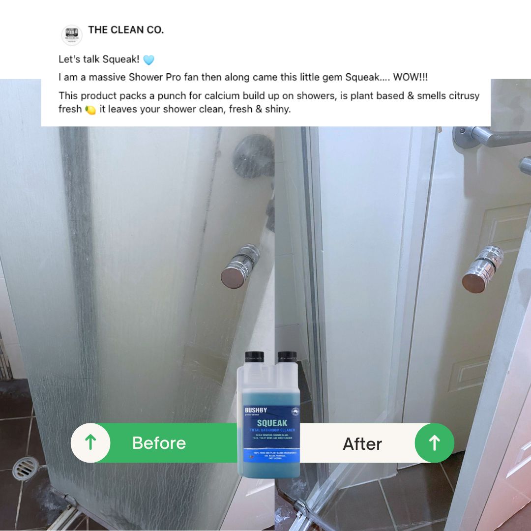 Squeak Gel Bathroom Cleaner Concentrate – Soap Scum & Calcium Remover