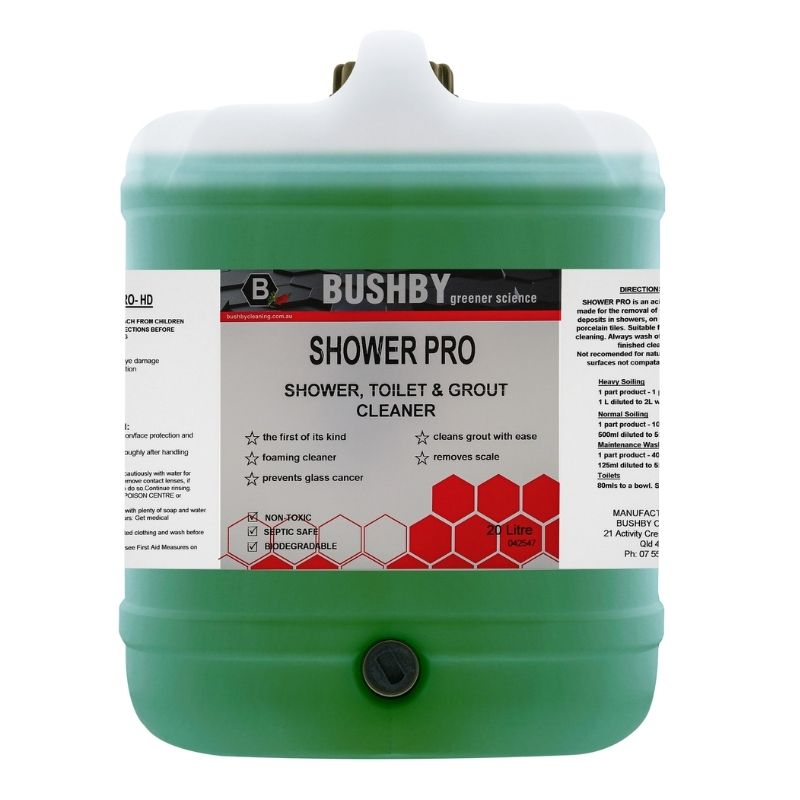 SHOWER PRO - Heavy-Duty Shower, Toilet & Grout Cleaner