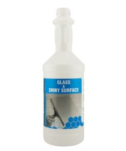 GLASS AND SHINY SURFACE CLEANER EMPTY BOTTLE